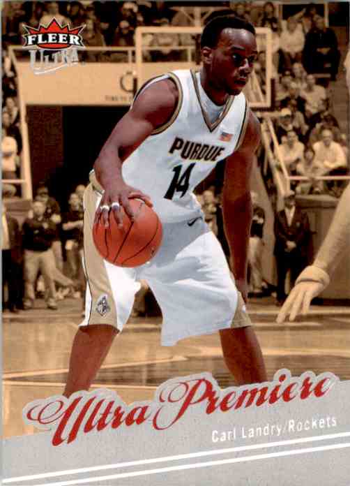 2007-08 Ultra Se Retail Parallel Carl Landry RC #216 card front image