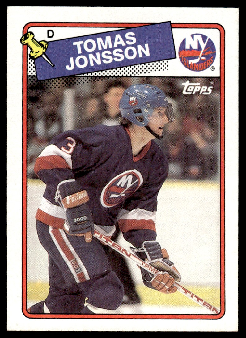 1988-89 Topps Tomas Jonsson #108 card front image