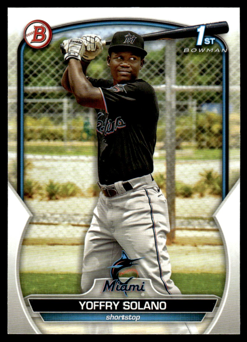 2023 Bowman Prospects #BP-72 Yoffry Solano Miami Marlins | eBay
