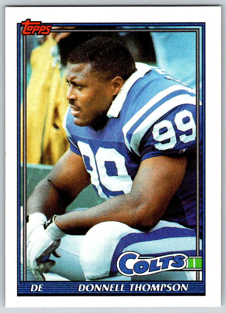 レアCD SPRITS OF 1991 THE COLTS RALEIGH 1991 TOPPS DONNELL THOMPSON INDIANAPOLIS COLTS #344 | eBay