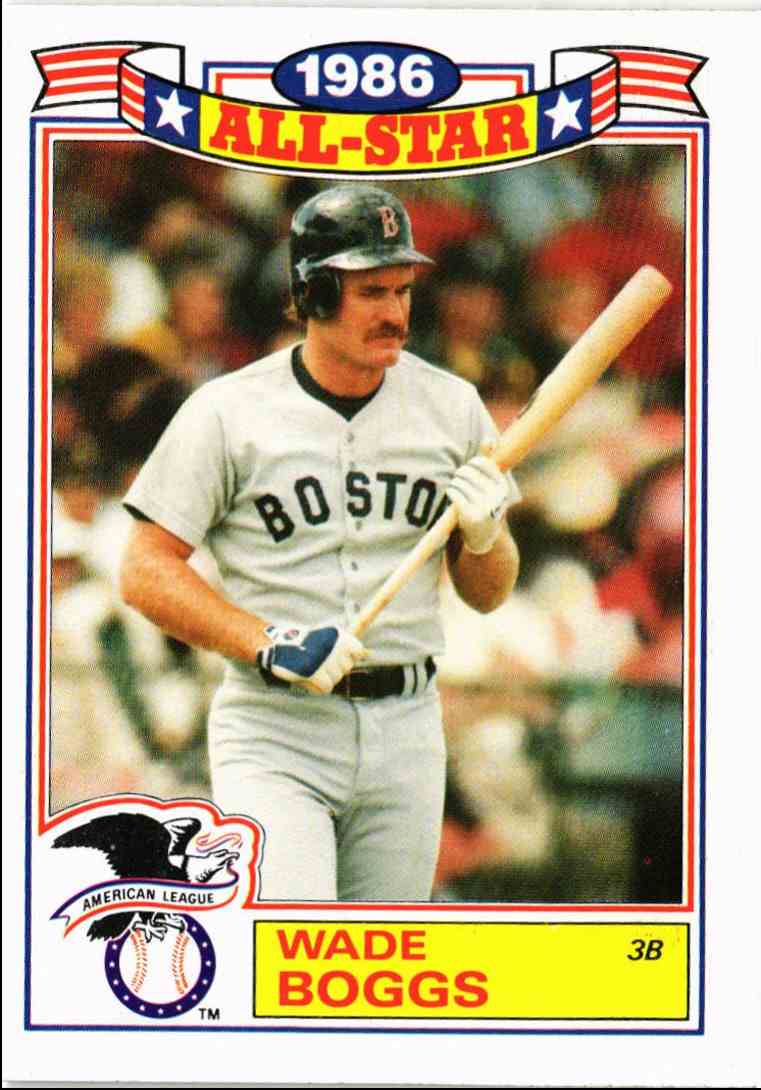 1987 Topps 1986 All Star Game Wade Boggs 15 On Kronozio