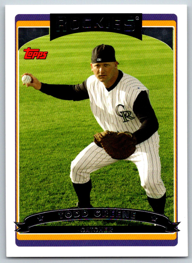 2006 Topps Todd Greene #172 card front image