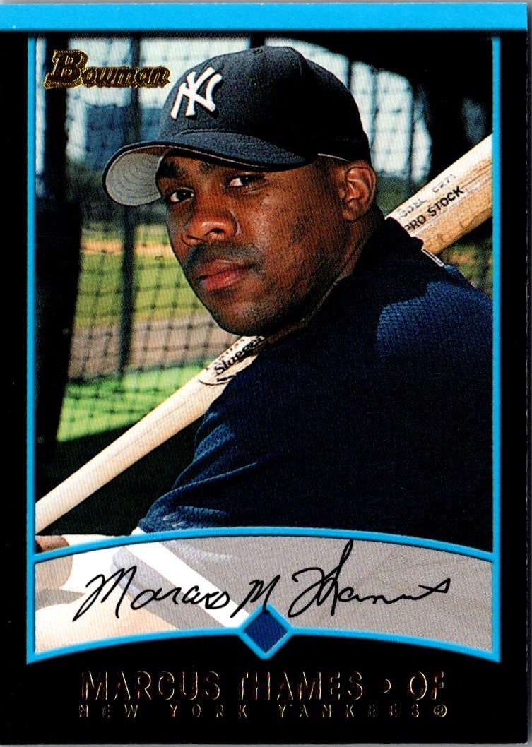 2001 Bowman Draft Picks & Prospects Marcus Thames #BDP28