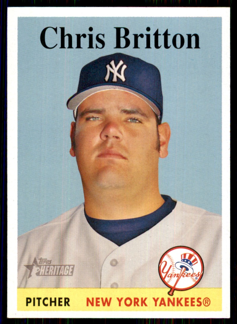 2007 Topps Heritage Chris Britton New York Yankees #307 MLB