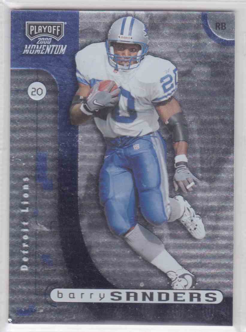 2000 Playoff Momentum Barry Sanders #35 on Kronozio