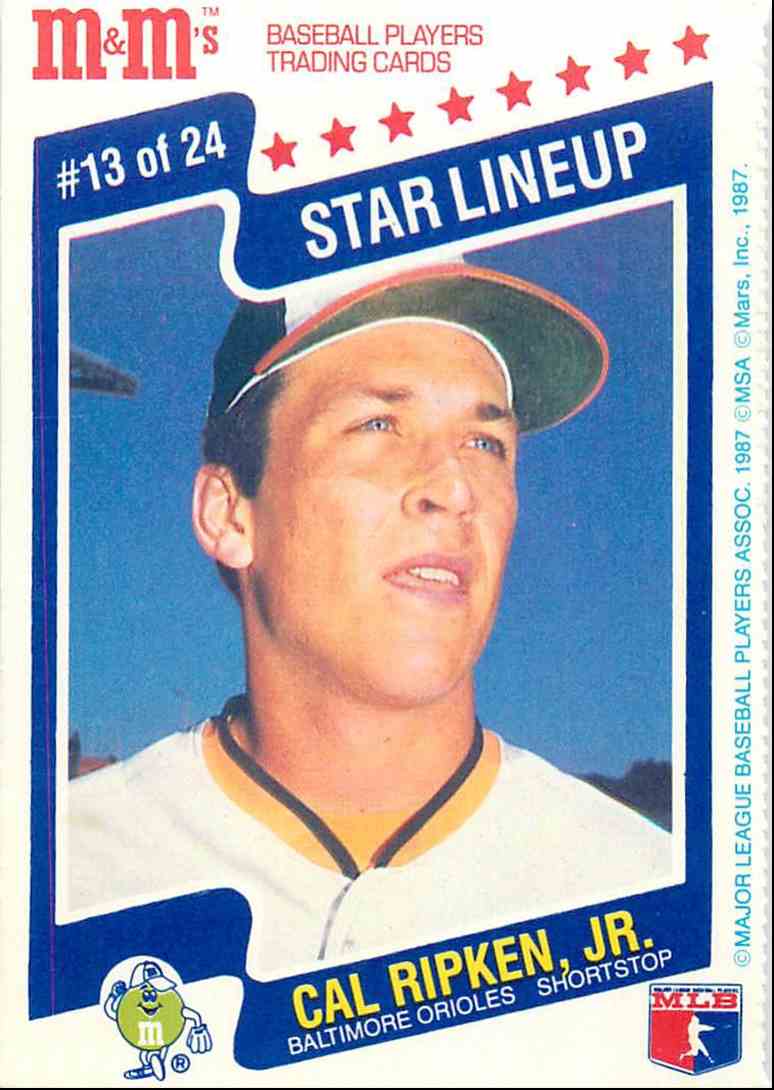 1987 M&M's Cal Ripken JR #13