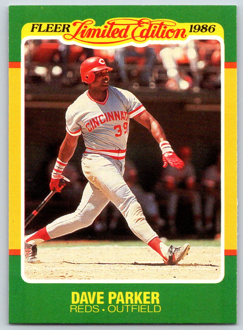 1986 fleer limited edition baseball cards Superstars Box Set Mike Davis #14 1986 Fleer Limited Edition Baseball