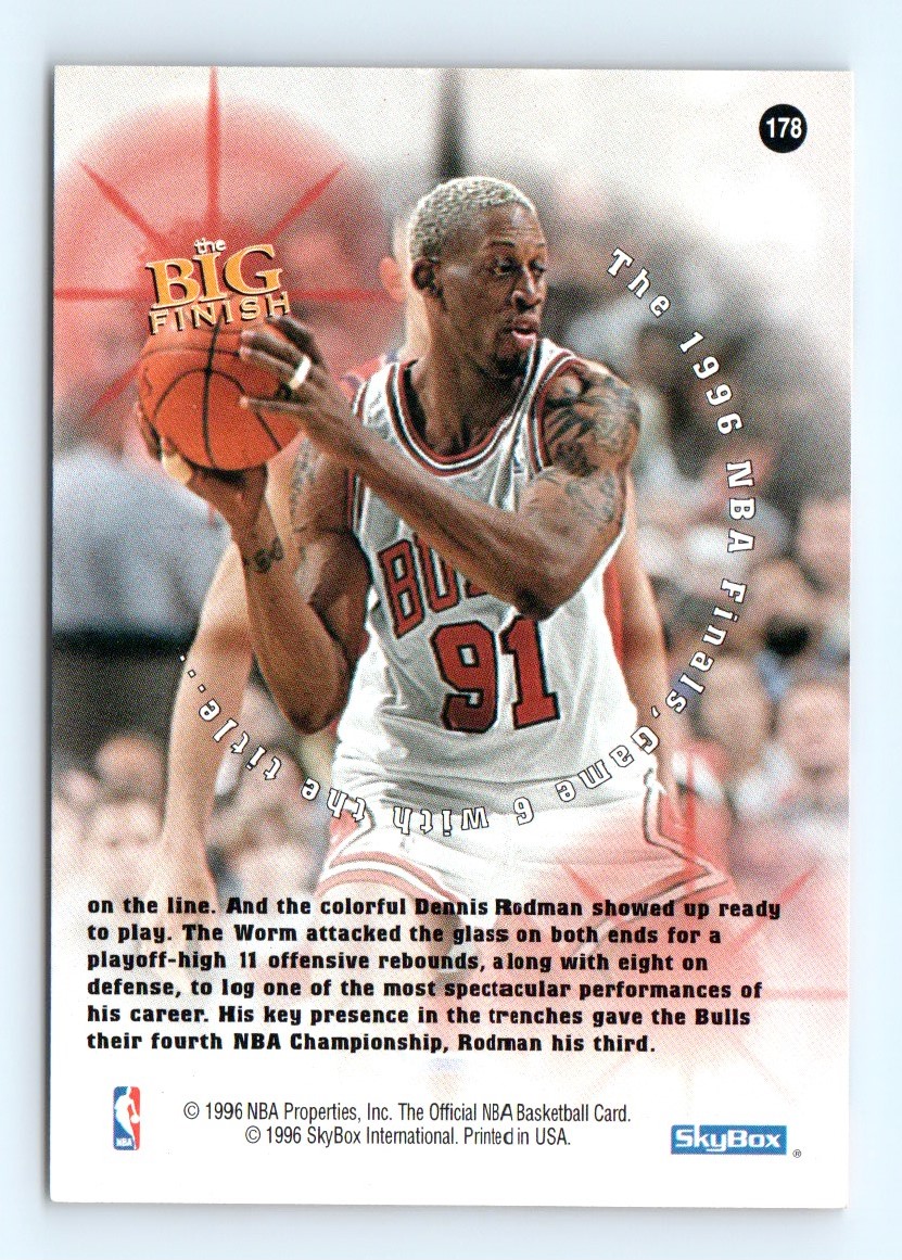 その他 NBA 50topps 1996-97#176dennis rodman+1sc NBA 50topps 1996-97#176dennis rodman+1sc
