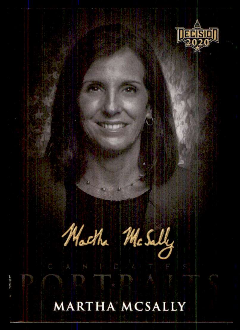 2020 Decision Candidate Portraits Martha Mcsally #CP18 card front image