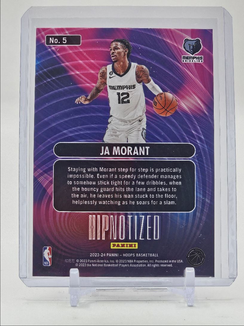 2023-24 NBA HOOPS BASKETBALL HIPNOTIZED GRIZZLIES JA MORANT on