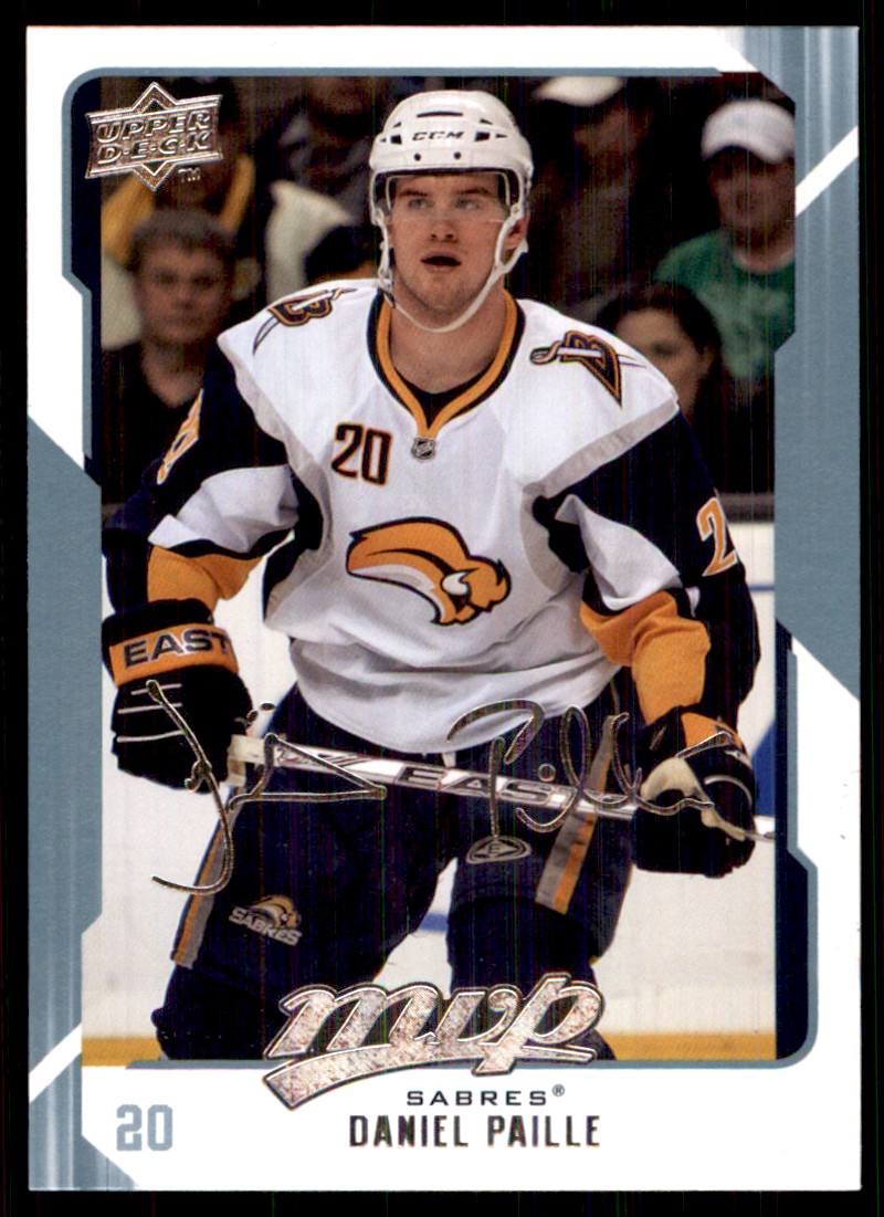 2008-09 Upper Deck MVP Daniel Paille Buffalo Sabres #39 | eBay