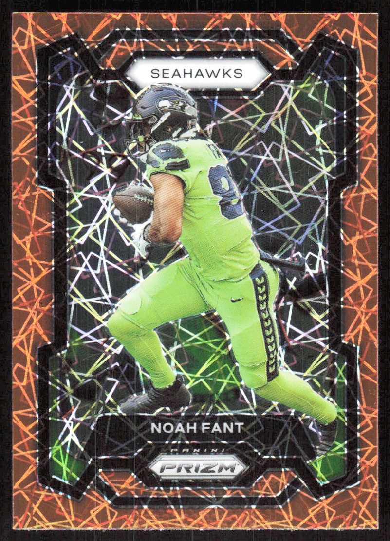 2023 1461C Panini Prizm ORANGE LAZER PRIZM Noah Fant Seattle