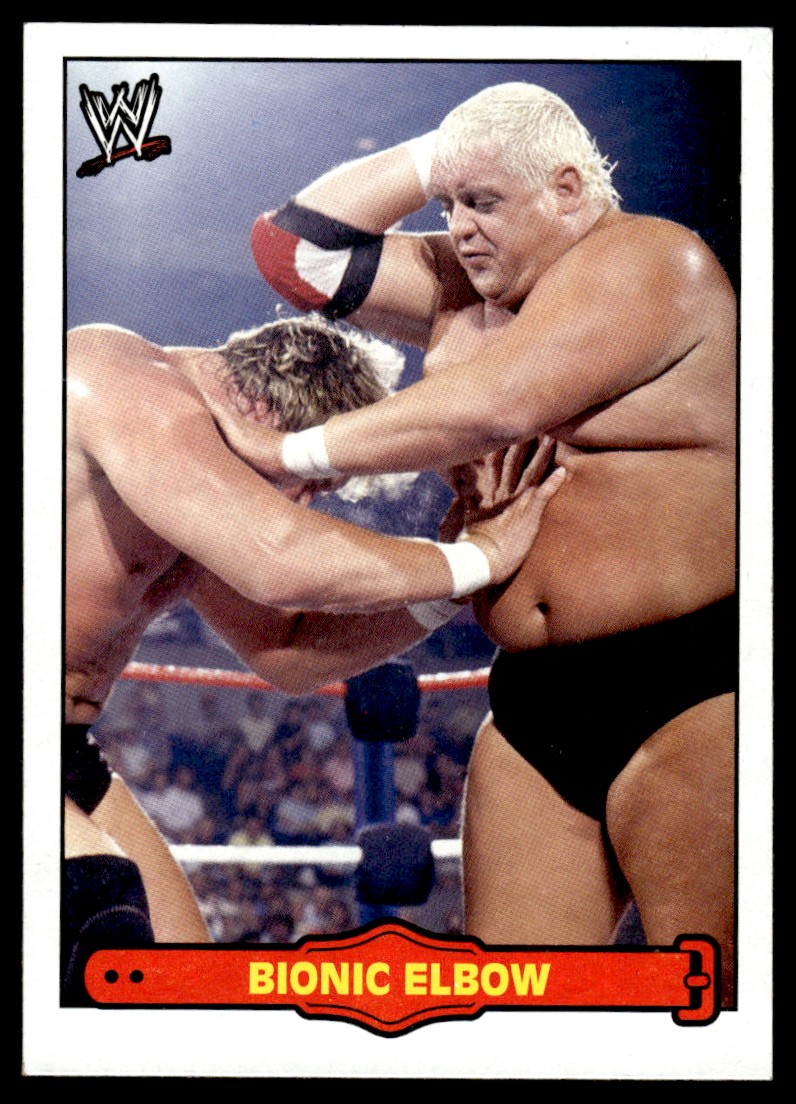 2012 Topps Heritage WWE Ringside Action Dusty Rhodes/Bionic Elbow