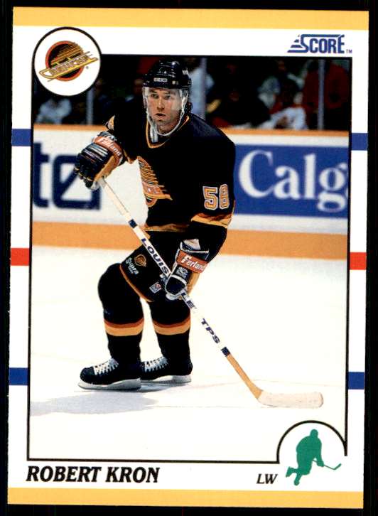 1990-91 Score Rookie and Traded Robert Kron #65T