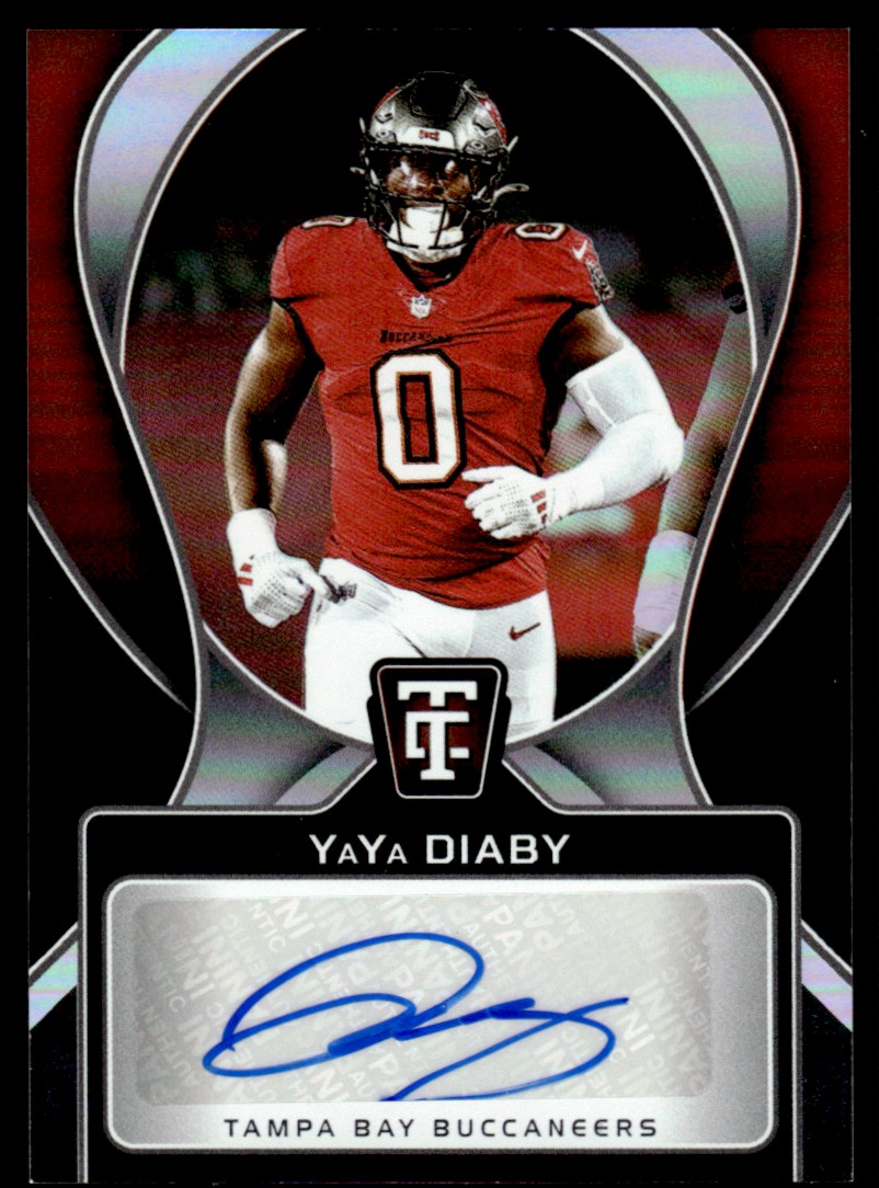 2024 Totally Certified Signatures YaYa Diaby Rookie Auto Tampa Bay