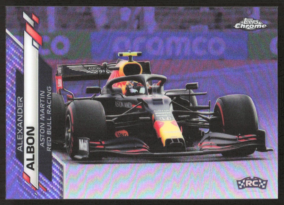 Jehan Daruvala Topps Chrome F1 Purple and other portraits + Purple Red Bull offers car