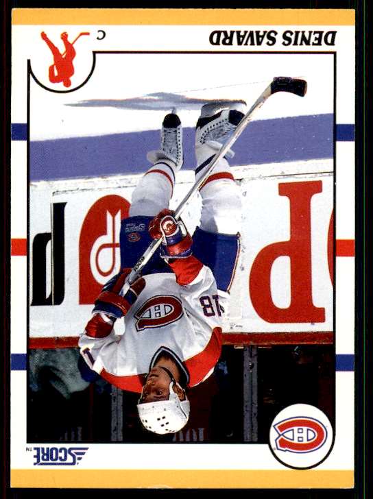 1990-91 Score Rookie and Traded Denis Savard #1T