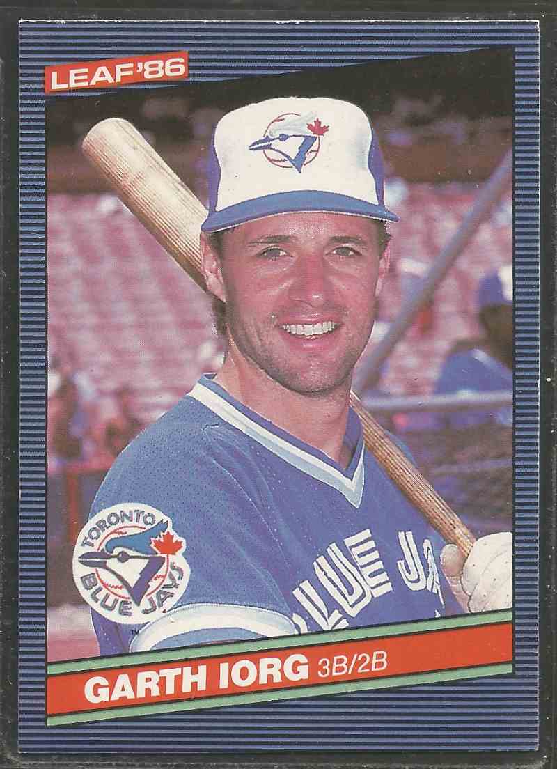 1986 Leaf/Donruss Garth Iorg #252