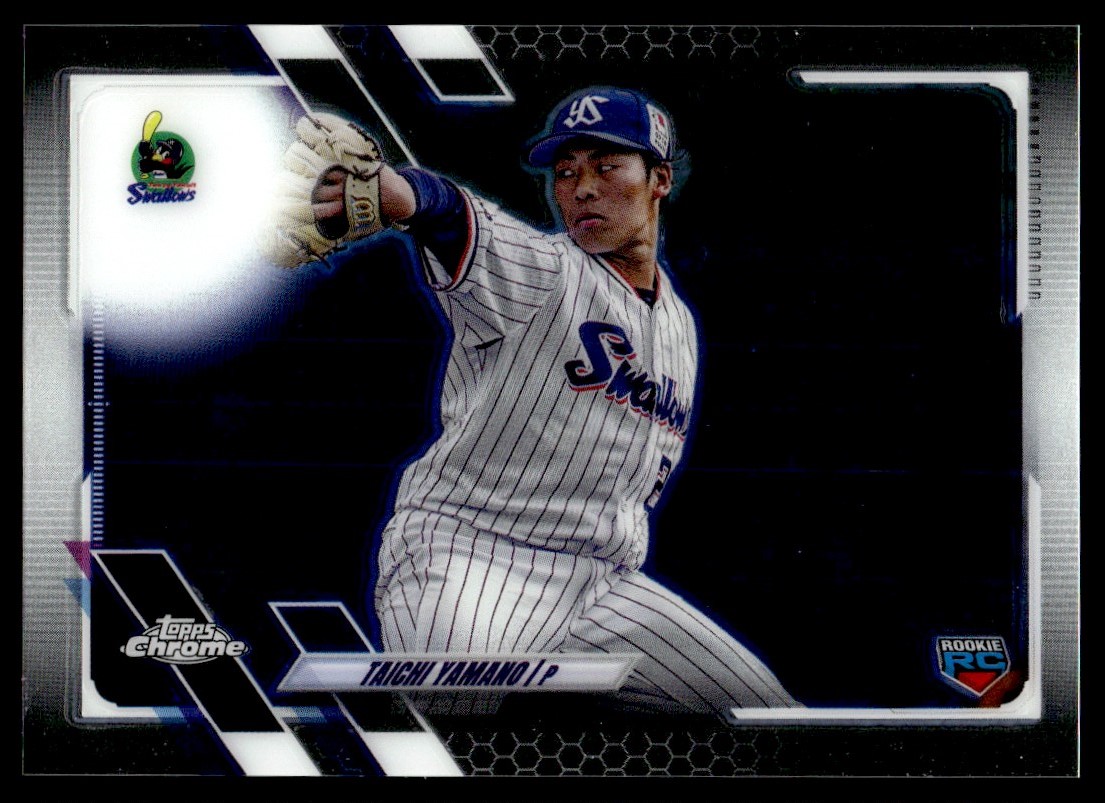 2021 Topps Chrome NPB Baseball Card Taichi Yamano RC Tokyo Yakult