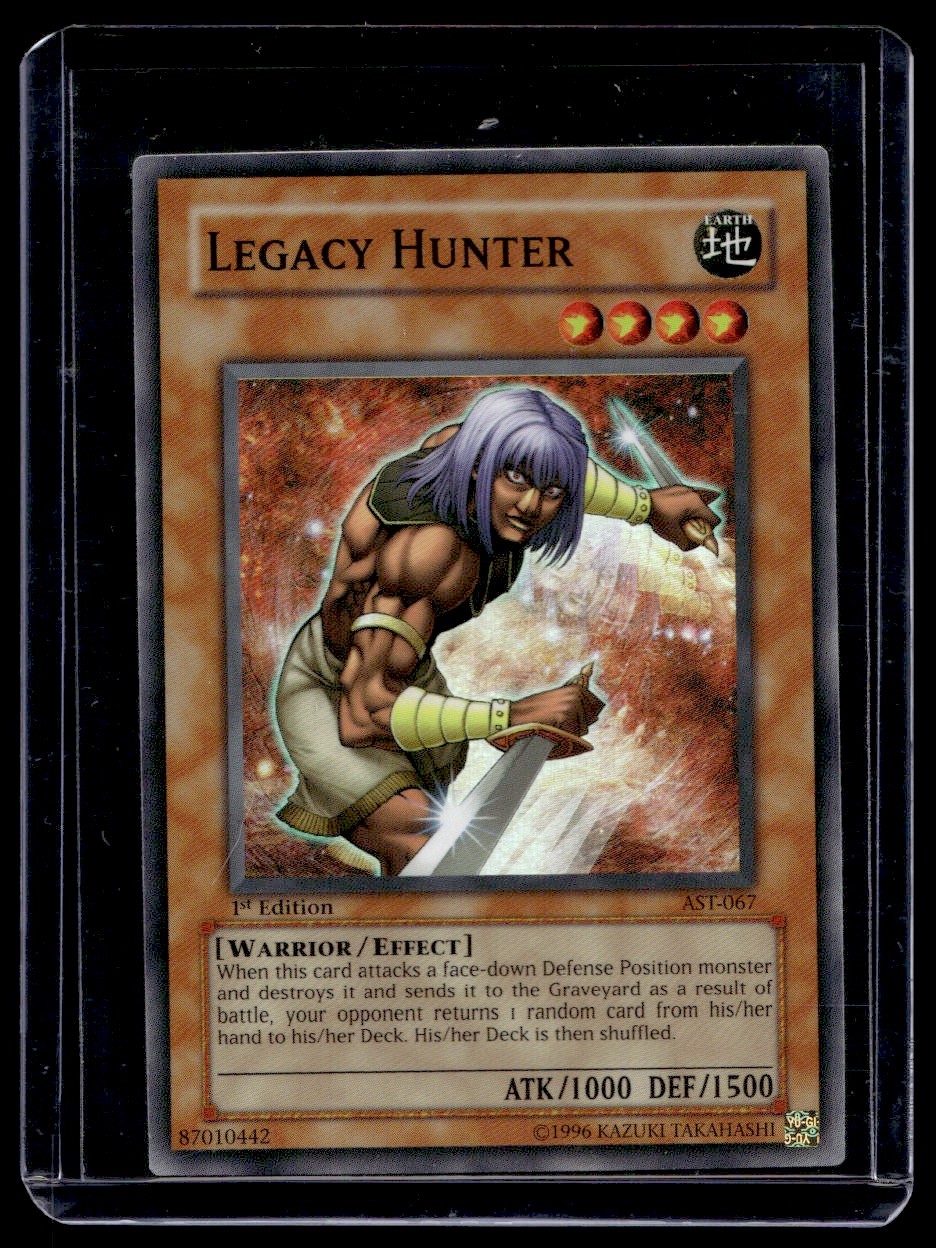 1996 Yu-Gi-Oh! 1st Edition Foil Legacy Hunter #AST-067 | eBay