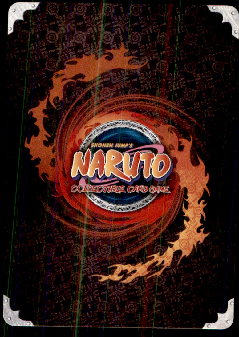 2002 Naruto CCG Sasuke Uchiha & Kakashi Hatake #PR076 card back image
