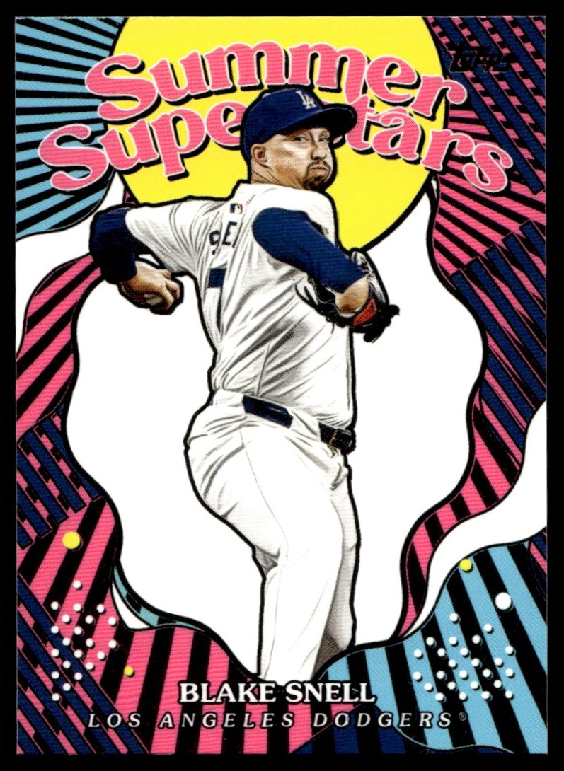 2025 Topps Series 2 Blake Snell Los Angeles Dodgers #SS-44 Summer