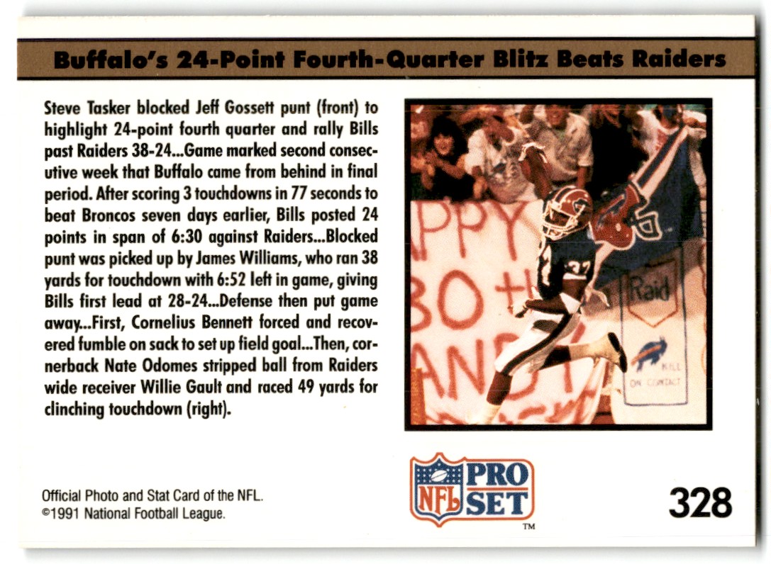 1990 Action Packed Rookie Update James Williams #3 card back image