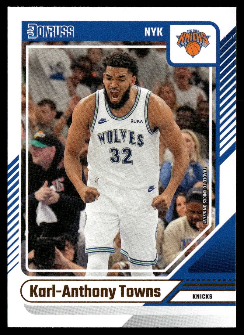 2024-25 Donruss Base Karl-Anthony Towns New York Knicks #8 | eBay