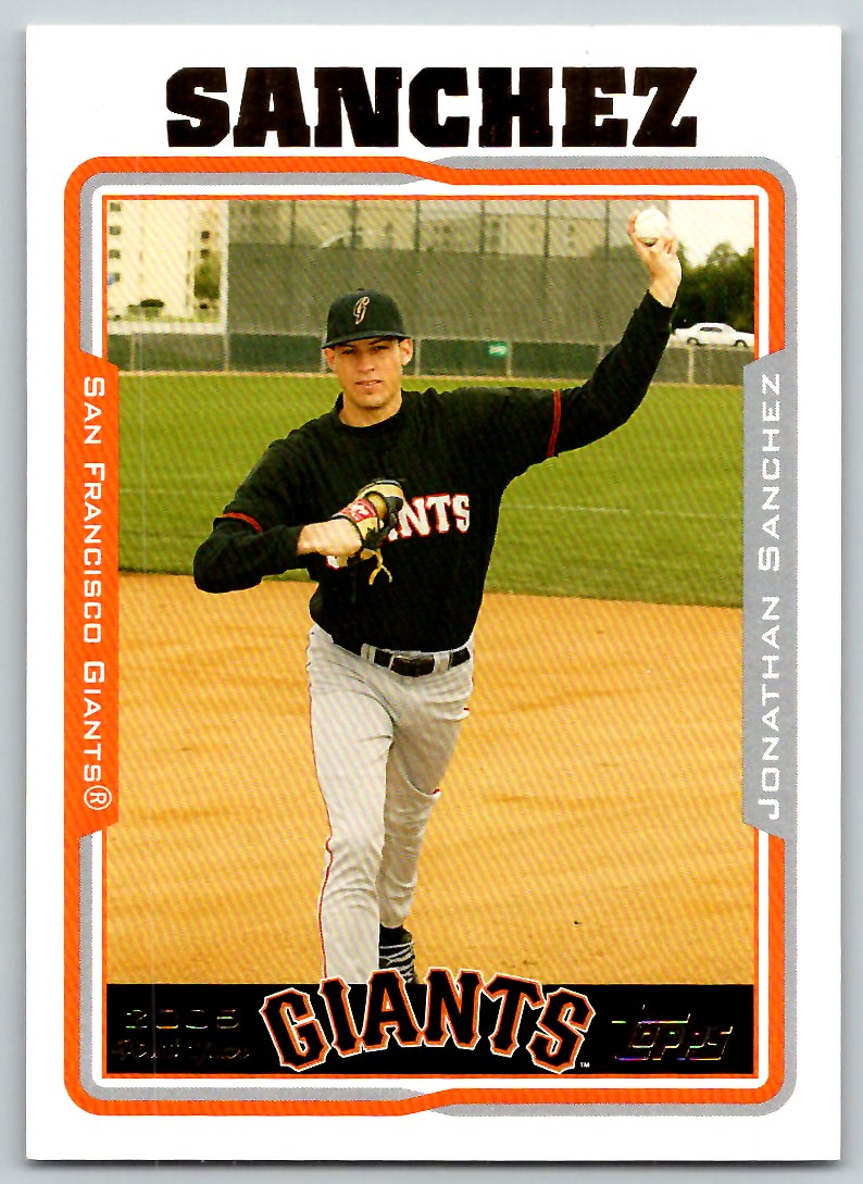 2005 Topps Updates & Highlights Jonathan Sanchez #UH292
