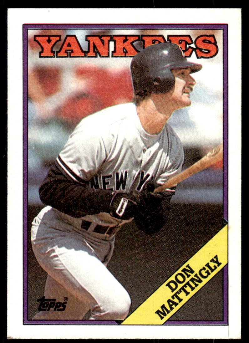 1988 Topps Baseball Card Don Mattingly New York Yankees #300 | eBay
