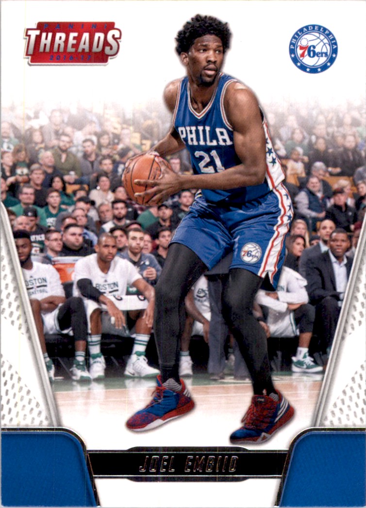 2016-17 Panini Threads Joel Embiid Philadelphia 76ers #59