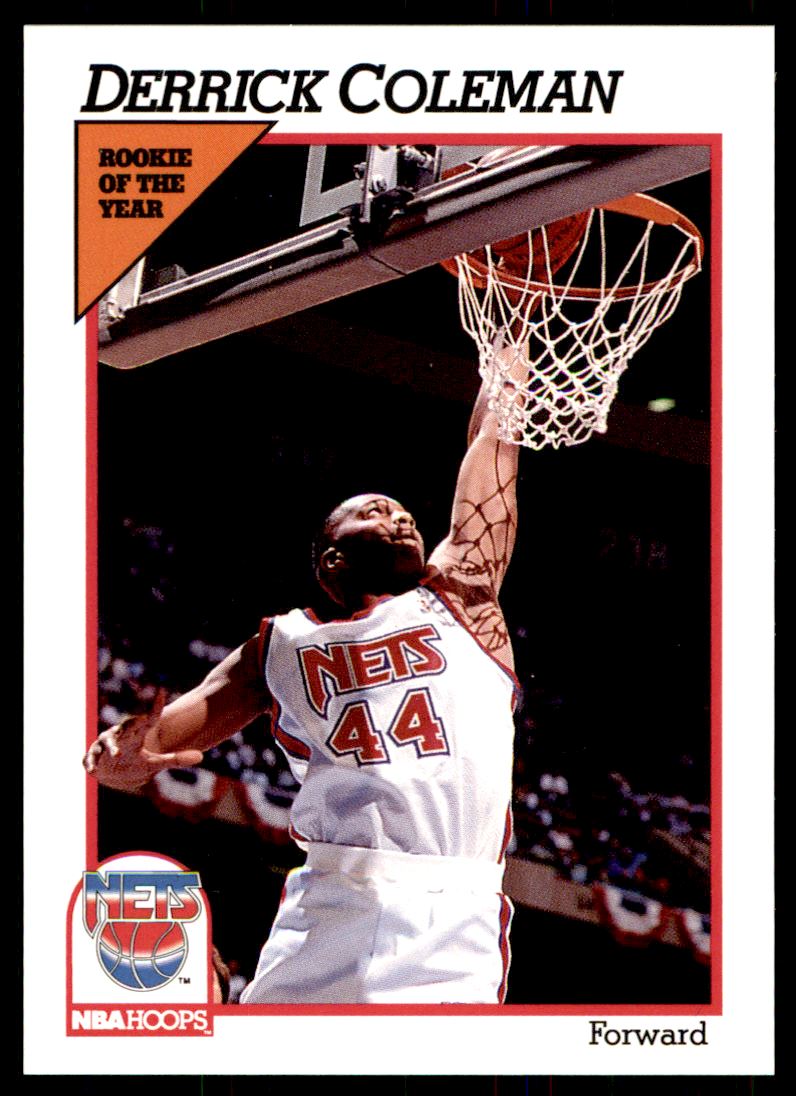 Derrick Coleman Basketball Card 1991 1992 Upper Deck AW7 -  Norway