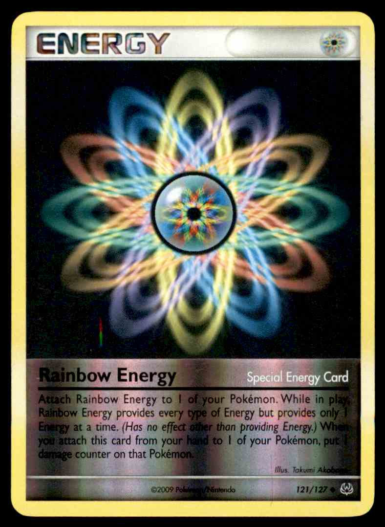 2004 Pokemon Card Platinum Rainbow Energy #121/127 on Kronozio