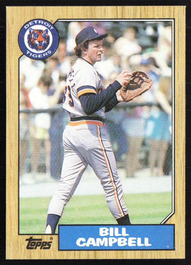1987 Topps Bill Campbell Detroit Tigers #674 | eBay