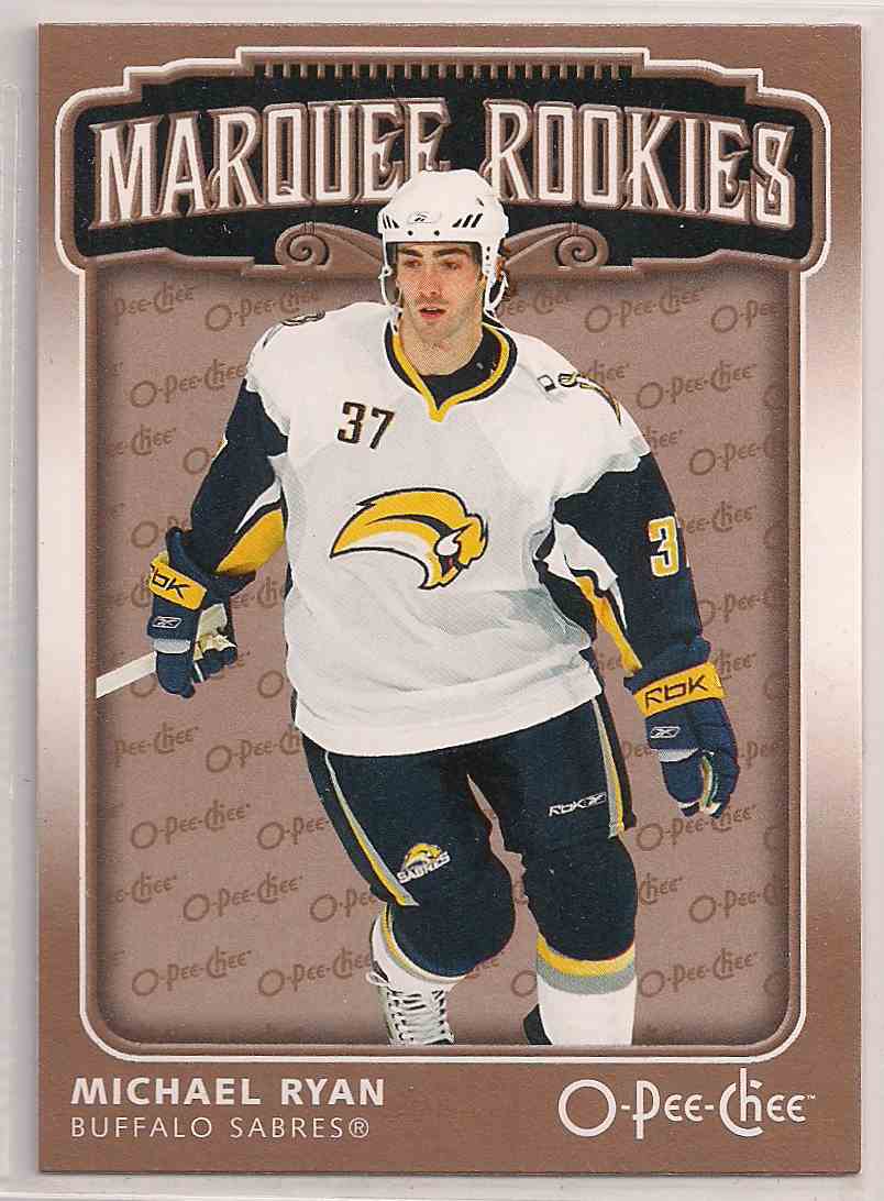 2006-07 O-Pee-Chee Marquee Rookies Michael Ryan #593