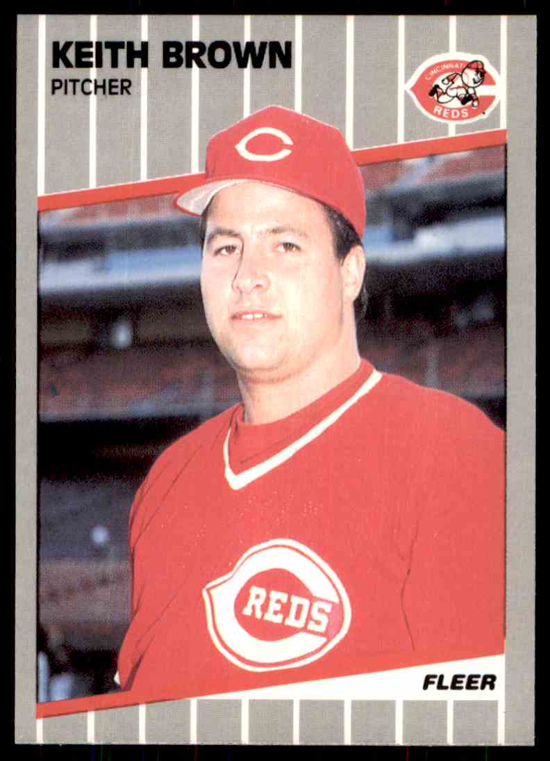 1989 Fleer MLB Keith Brown #154