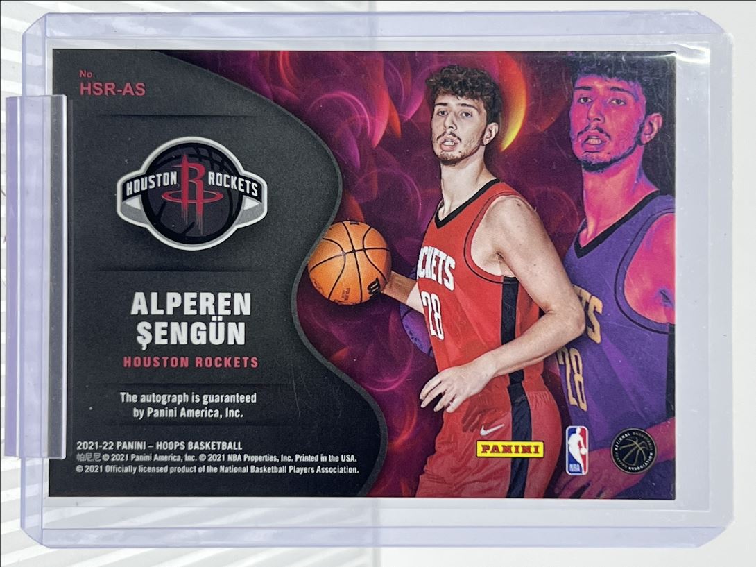 2021 NBA HOOPS HOT ROOKIE AUTOGRAPH ALPEREN SENGUN on Kronozio