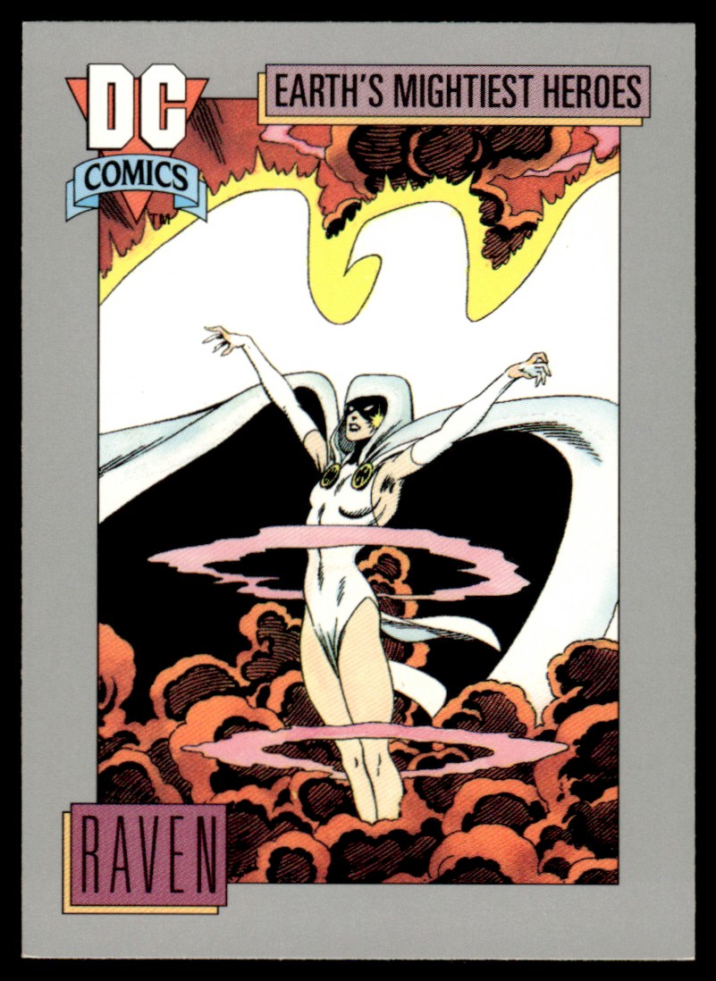 1992 Impel DC Comics Cosmic RAVEN #73 Earth's Mightiest Heroes | eBay