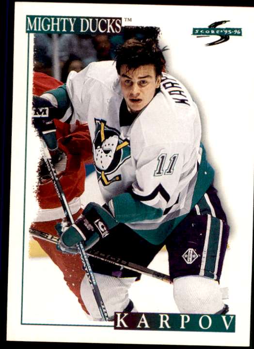 1995-96 Score Valeri Karpov #170