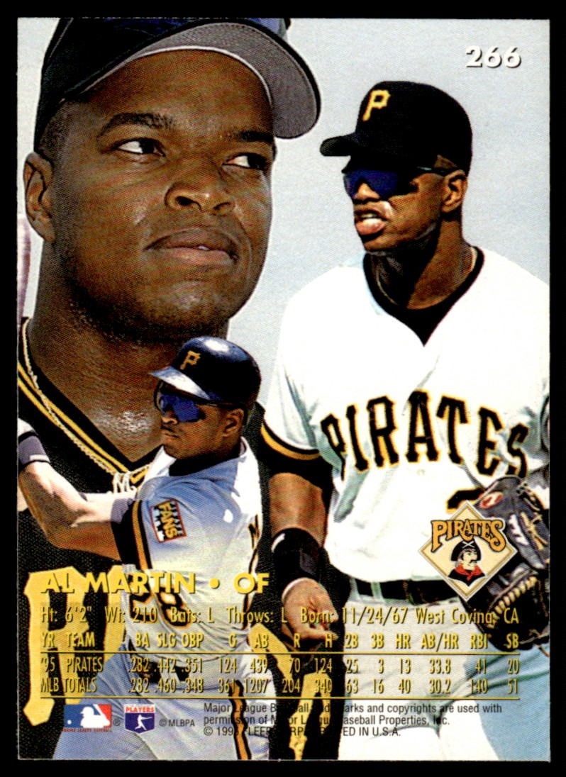 1996 Ultra #266 Al Martin Pittsburgh Pirates | eBay