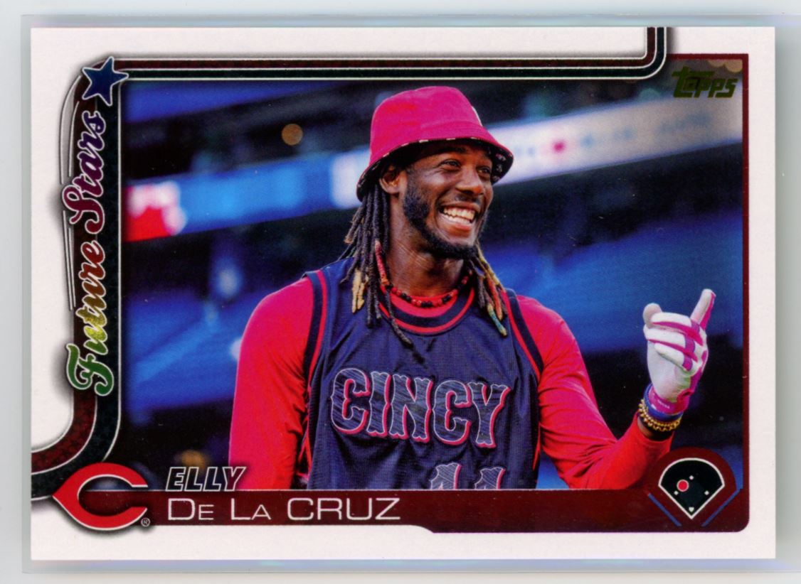 2025 Topps Golden Mirror Image Variation SSP Elly De La Cruz Reds