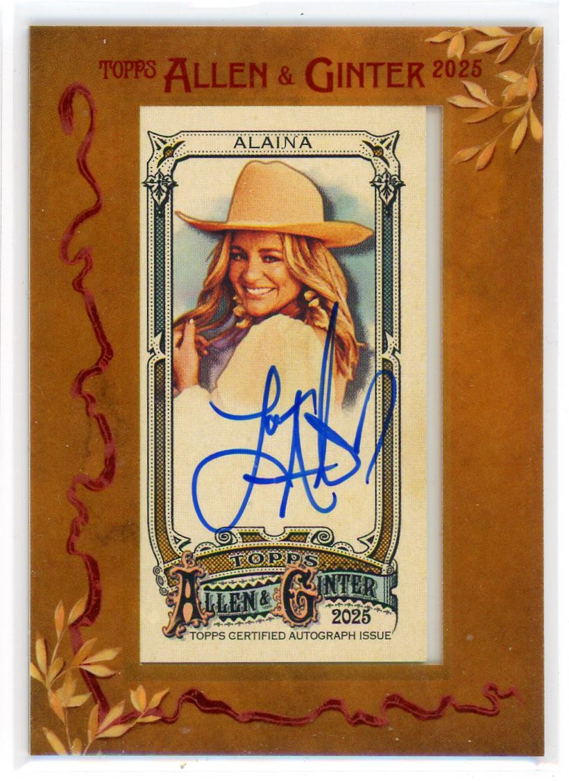2025 Topps Allen & Ginter Framed Mini Lauren Alaina Auto | eBay