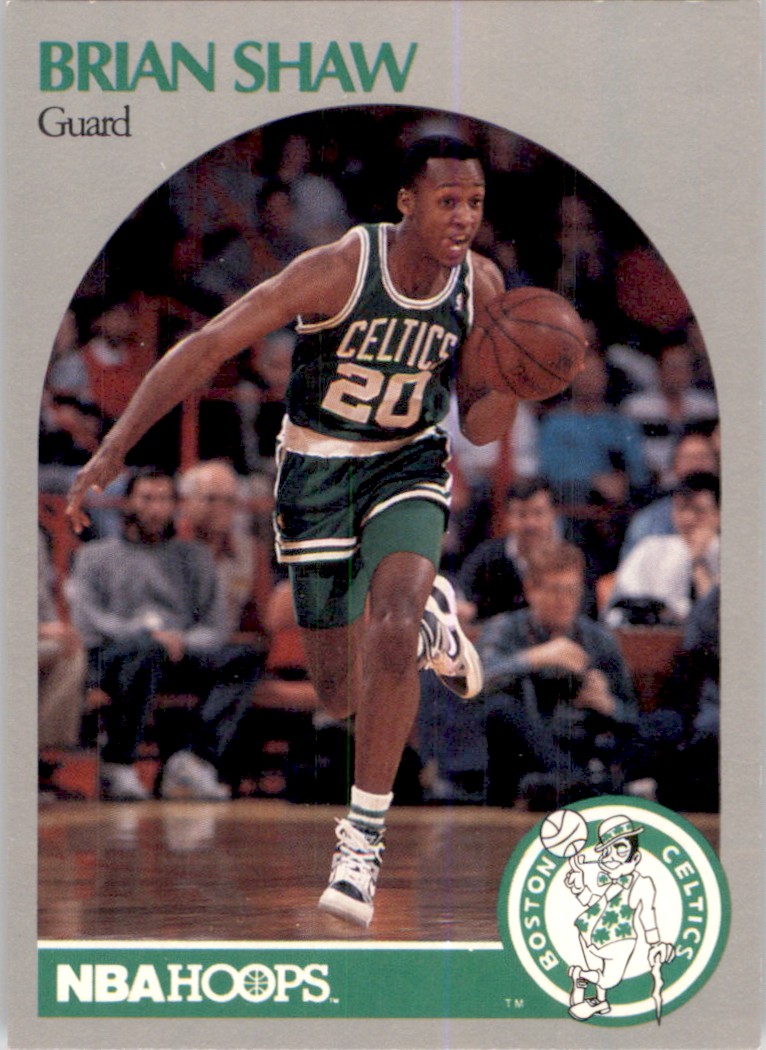 NBA　boston celtics   コレク… 1990-91 NBA Hoops Brian Shaw Boston Celtics #48 | eBay