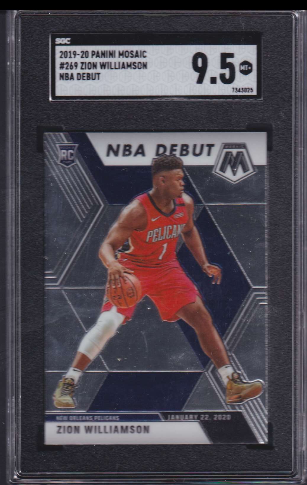 NBAカード Orange Zion Williamson RC HGA 9.5 | hartwellspremium.com