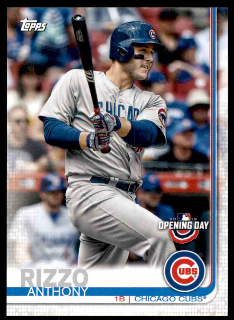 2019 Topps Opening Day Anthony Rizzo #86 on Kronozio