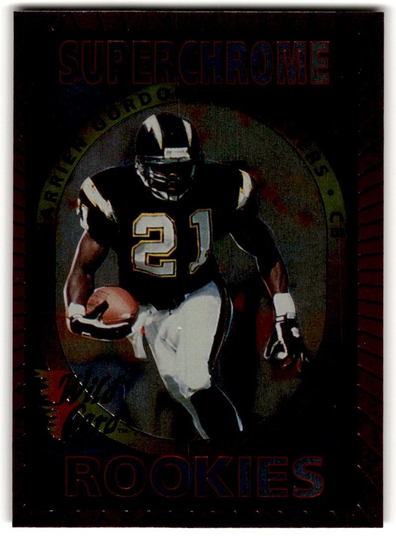 1993 Wild Card Superchrome Rookies Darrien Gordon #15 San Diego