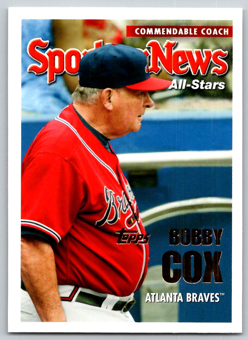 2005 Topps Updates & Highlights Bobby Cox #UH172