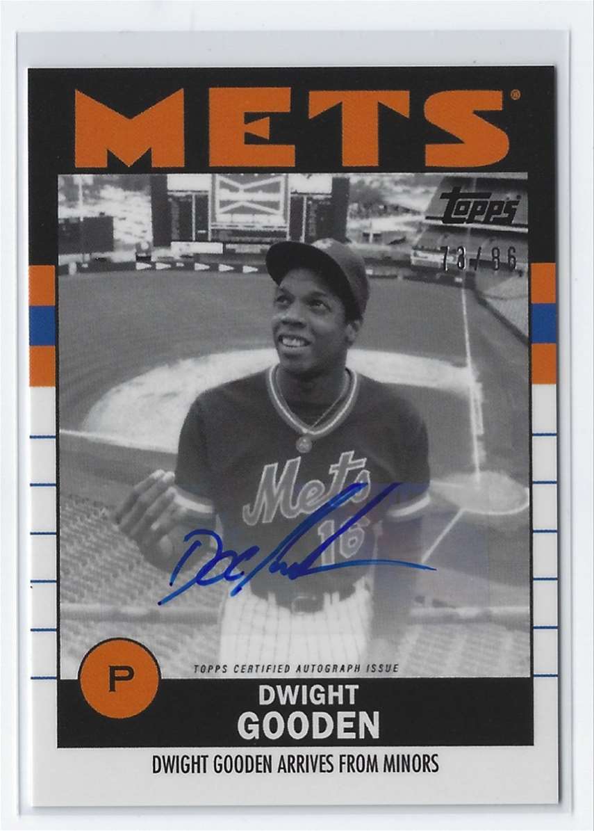 2021 Once Upon a Time In Queens Dwight Gooden #9A card front image
