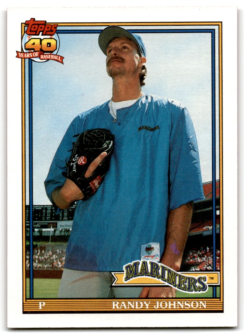 1991 Topps Randy Johnson #225 card front image