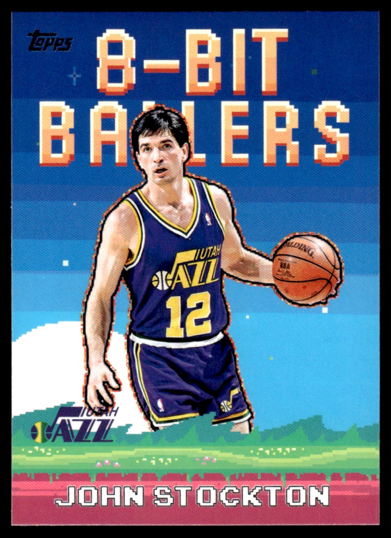 2025-26 Topps 8-Bit Ballers John Stockton Utah Jazz #8B-24 | eBay